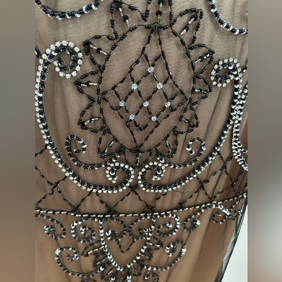 Sue Wong Heavily Embellished Crystal Rhinestones, Beading, Sequins Evening Gown - Picture 5 of 14